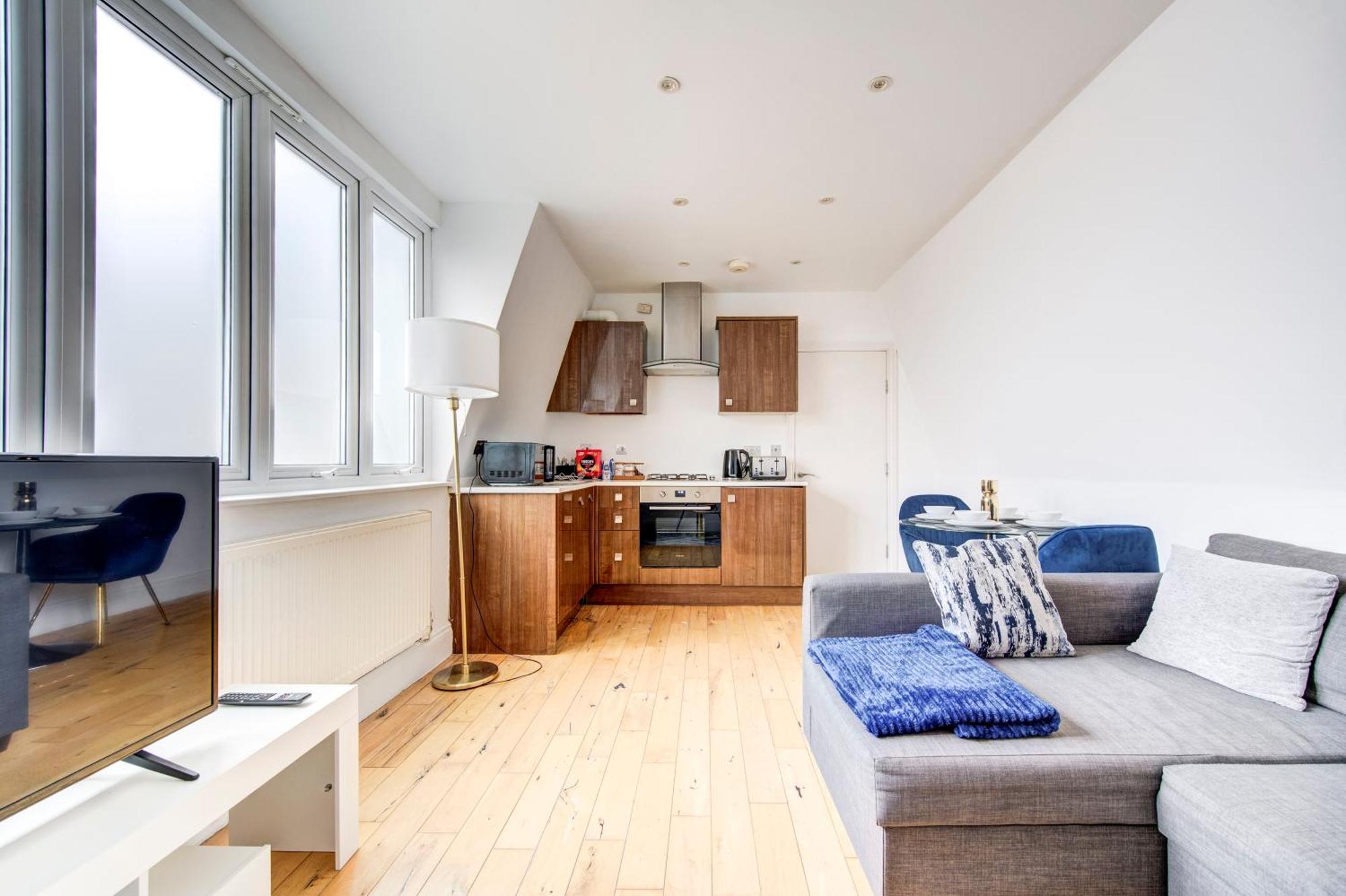 Spacious 1 Bed Apartment Near Central London - 5 Per Cent Off Weekly Bookings ! Exterior photo